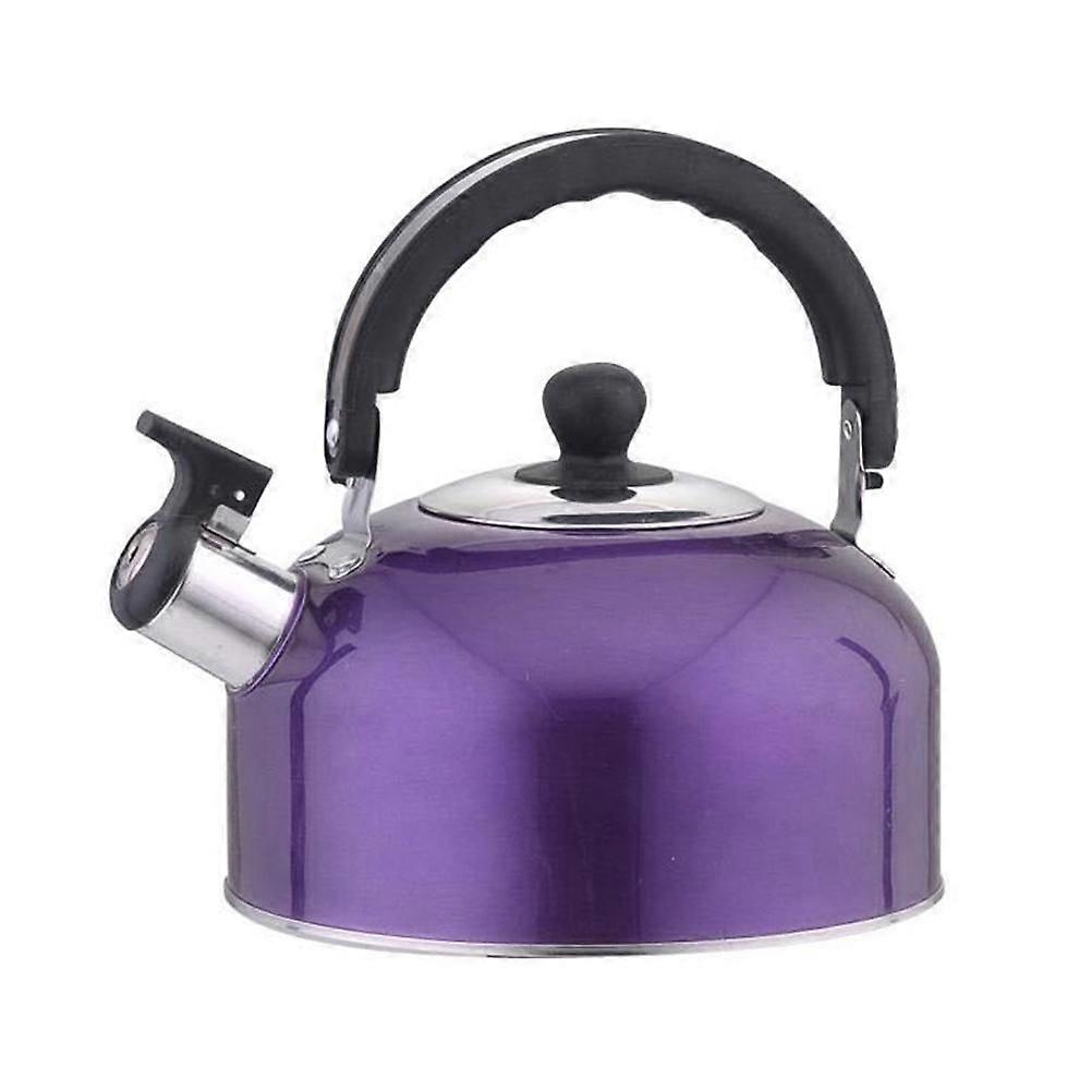 3L Durable Stainless Steel Whistling Camping Bottle Lightweight Kettle for Camping Trips Hiking Cooking Barbecue Festival