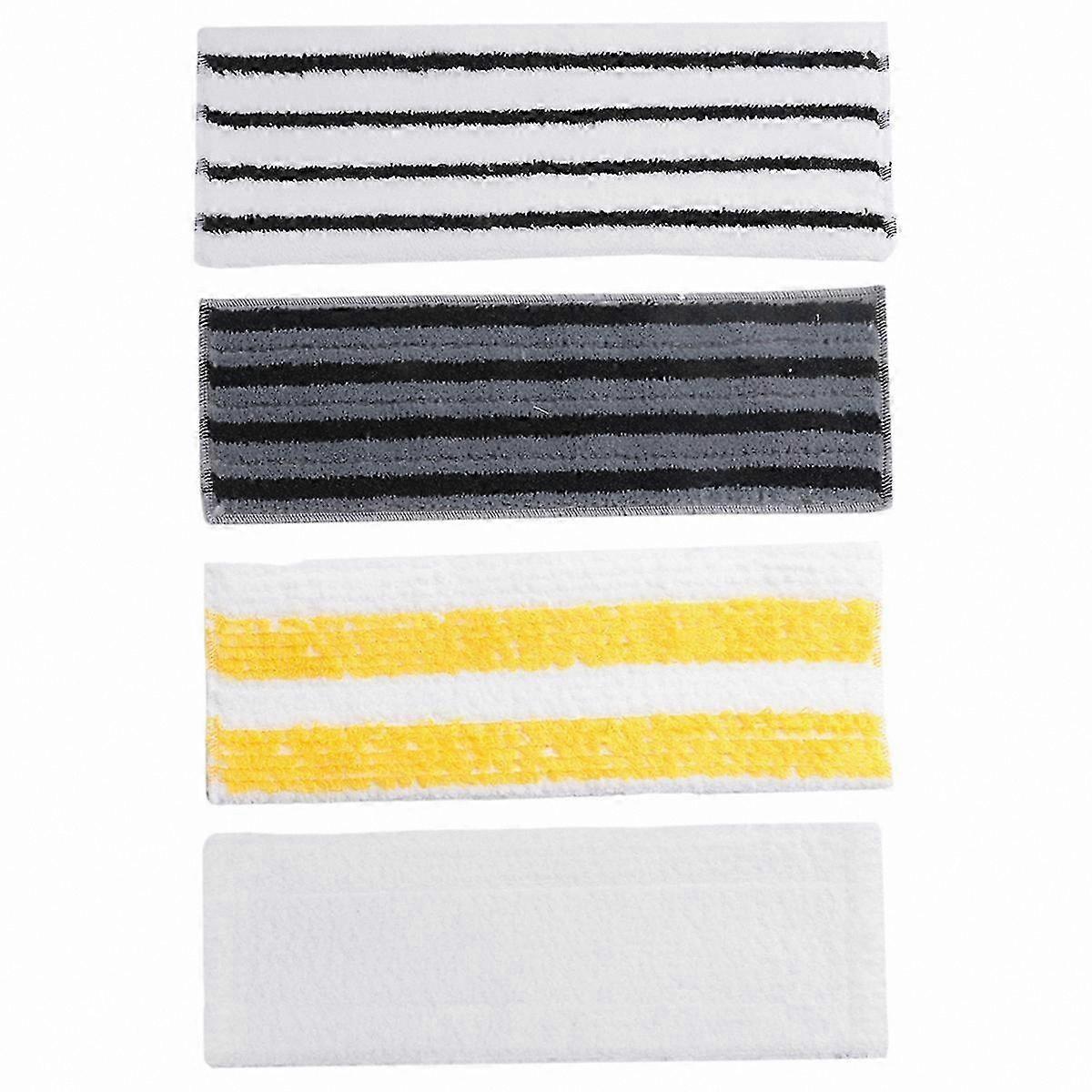 4-Pack Microfiber Mop Pads Compatible with Steam Mop Accessories