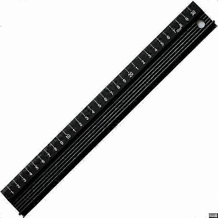 30cm Metal Ruler, Technical Drawing Kit, Geometry Tool, DIY Tool, Architect Ruler for Students--