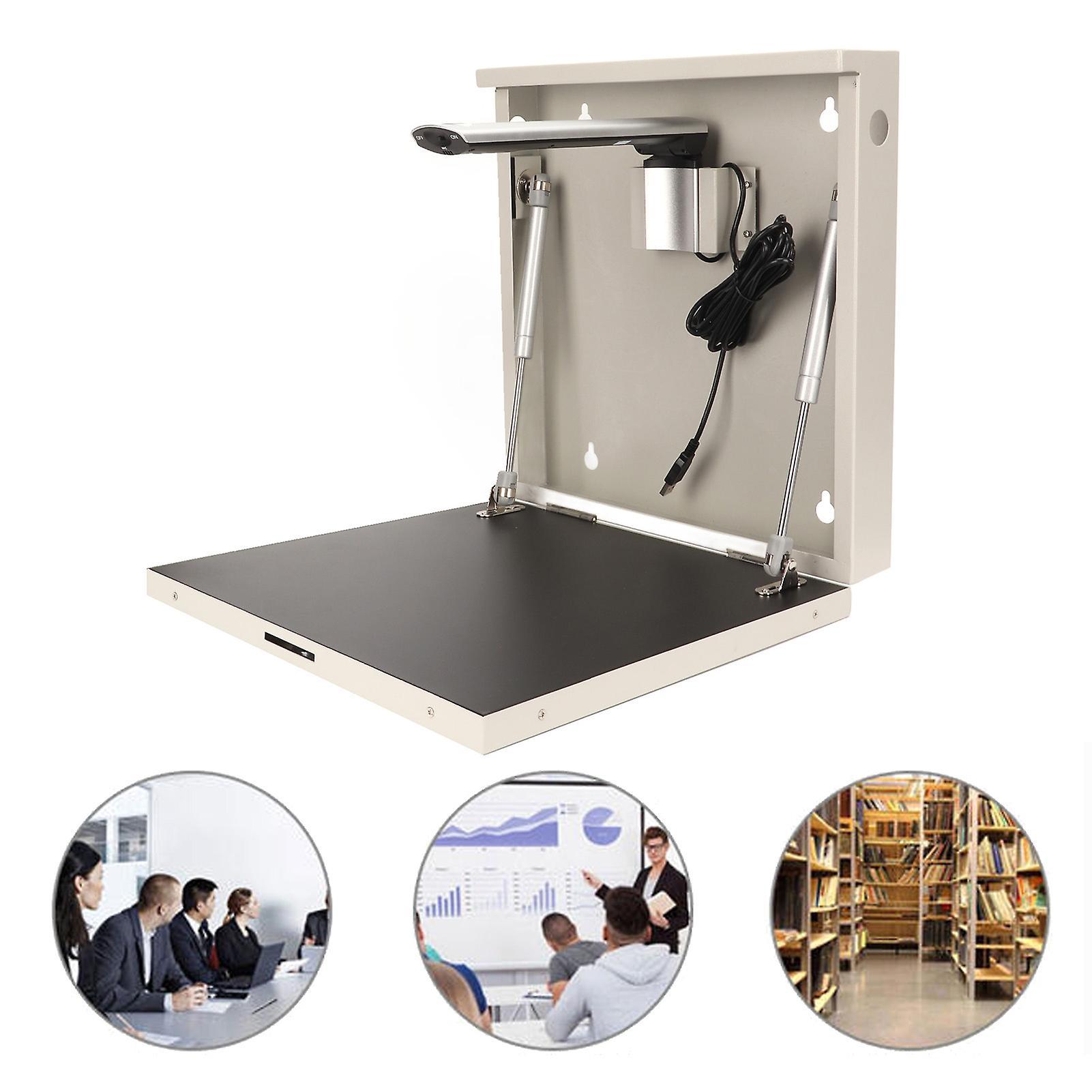 8MP Wall Mounted Document Scanner USB Book Camera with OCR