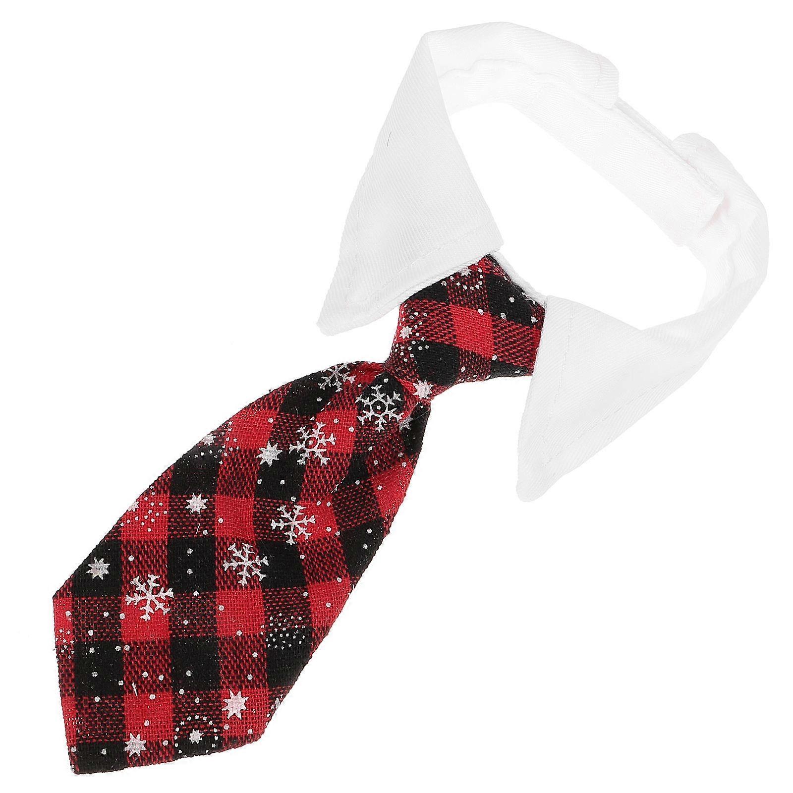 British Style Adjustable Pet Tie For Cats And Dogs With Plaid Pattern Ideal For Daily Life And Holiday Seasons 1Set