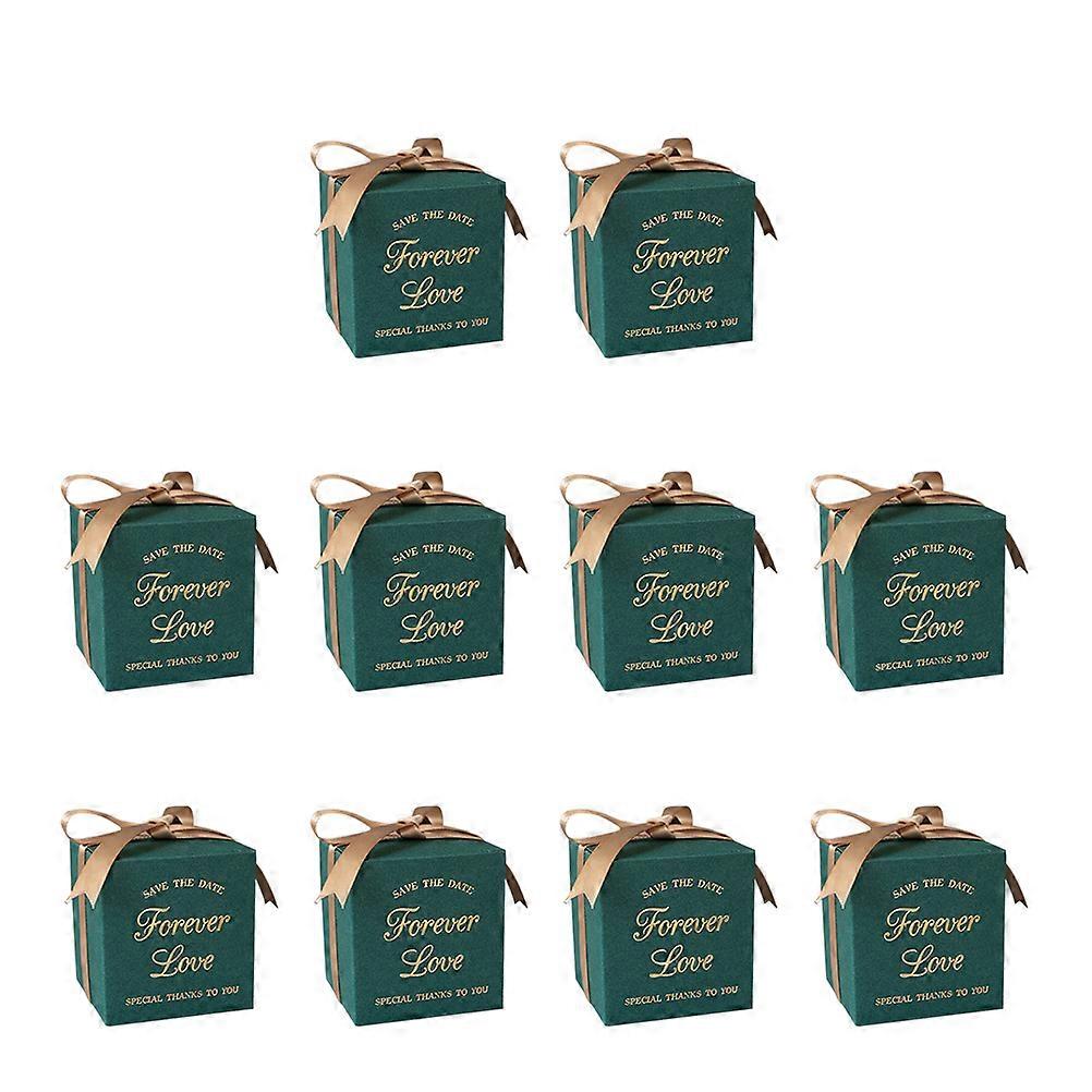 Candy Storage Boxes for Wedding Gift Use with 10Pcs Dark Boxes