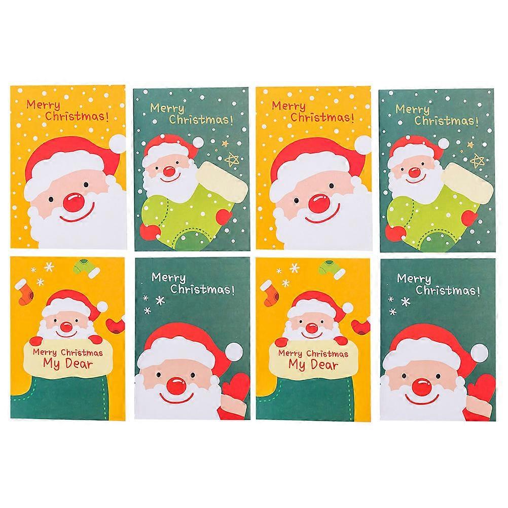 Cartoon Notebook for Writting Use 48Pcs Lovely Pocket Organizer with Santa