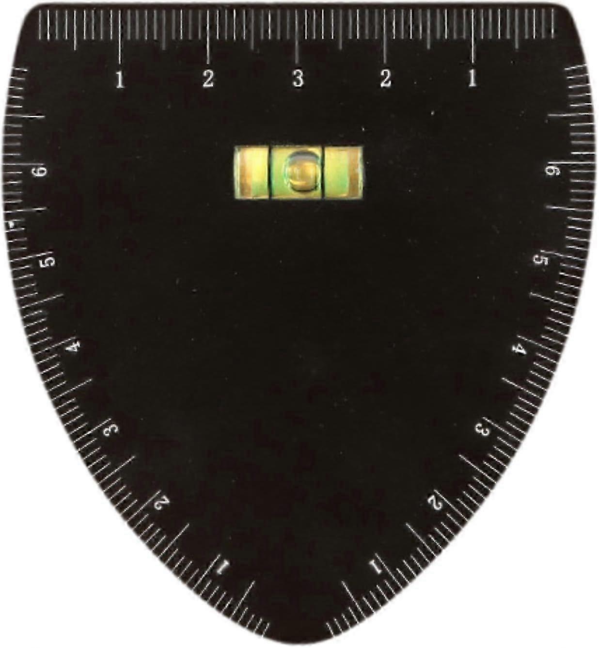 Eyebrow Stencil Ruler with Arch Guide Accessories for Beginners Black Pocket Sized Brows Template, Fan Shape/Half Fan Shape/V Shape