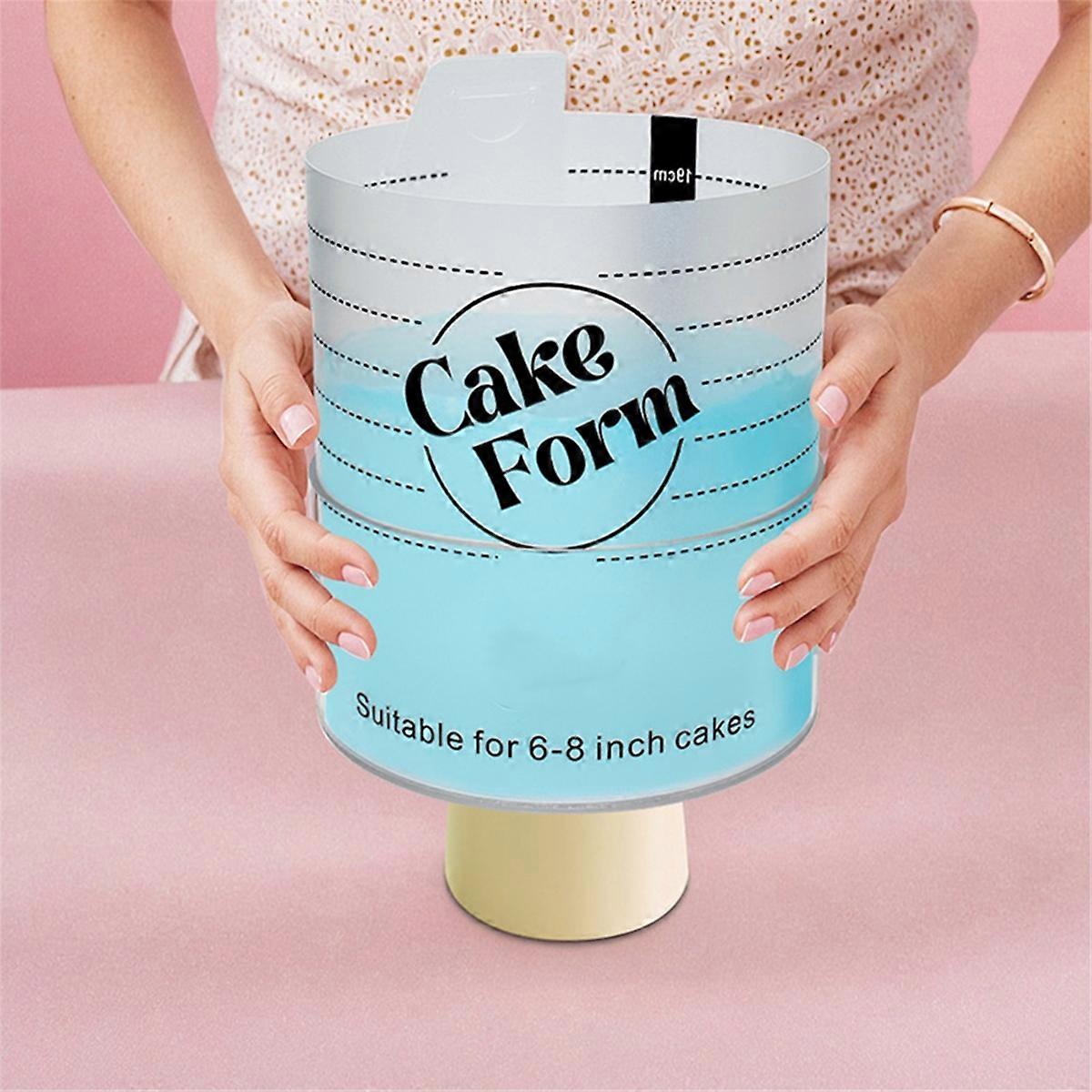 Adjustable Round Ring Mould for Cake,Retractable Tools for Fondant,Mousse Cake Ring,Acrylic Ring,Cak