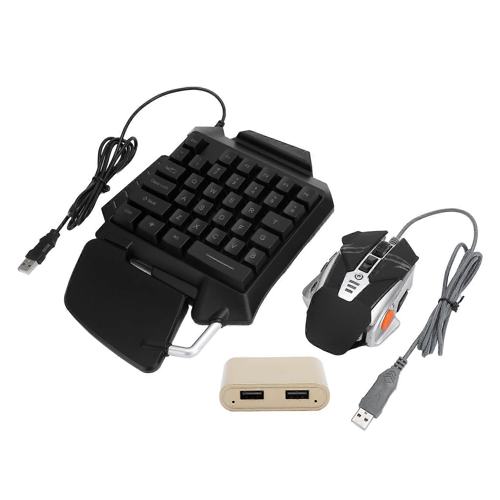 3pcs USB Wired Keyboard Mouse Converter for Android iOS Games