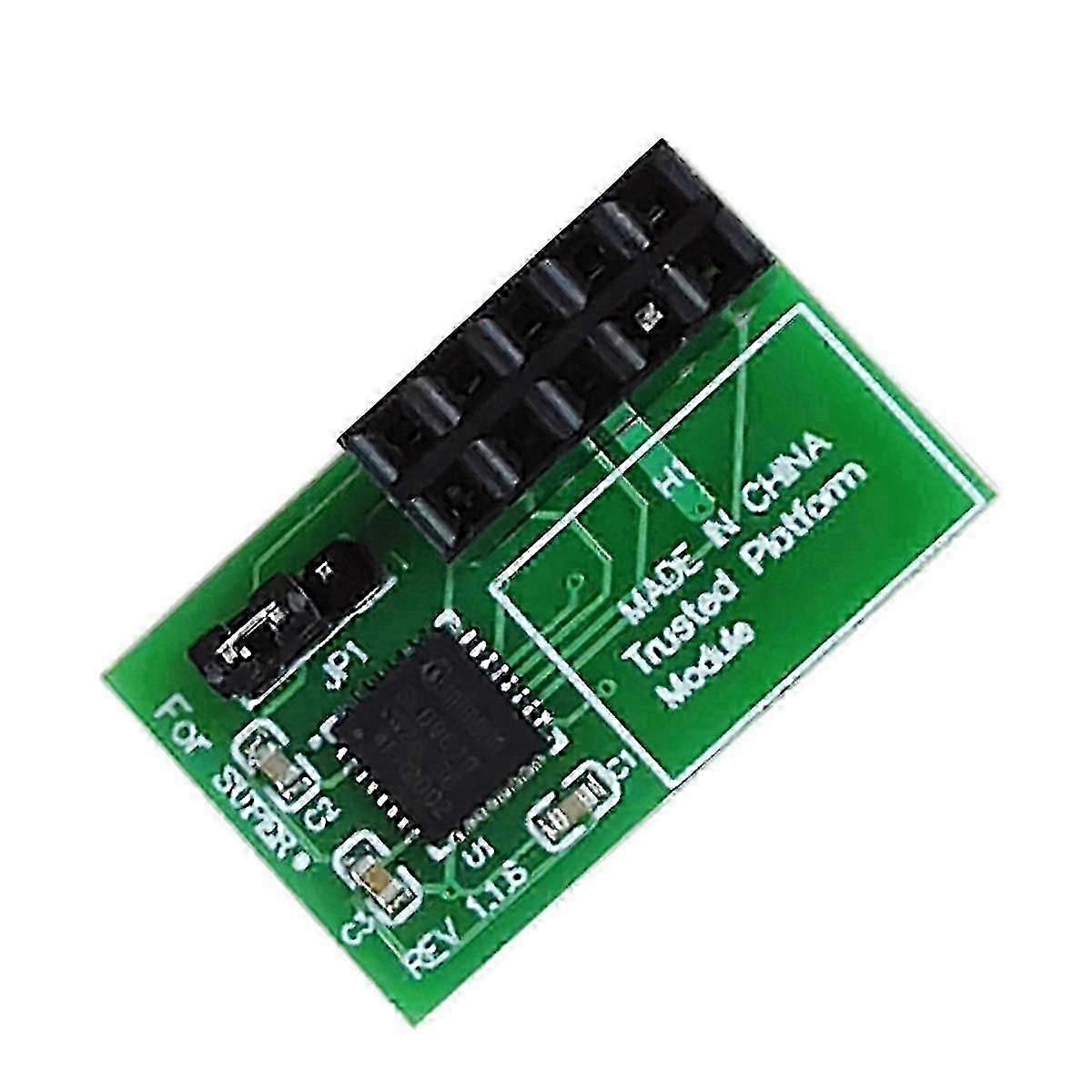 1 PC 10 Pin SPI TPM 2.0 Modul Trusted Platform für SuperMicro AOM-TPM-9670H