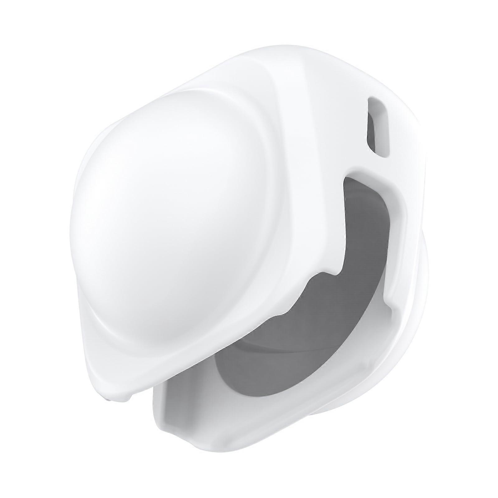 Silicone Camera Caps For Lens Anti Collision Protective Covers With Dustproof Elastic Straps White