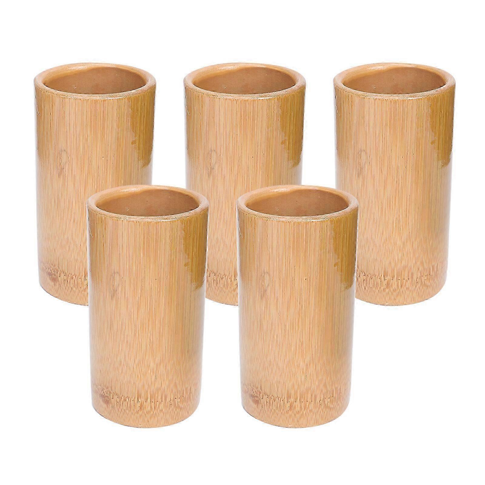 5 قطع الخيزران أكواب الحجامة تدليك الجسم الحجامة المنزلية الحجامة اللوازم