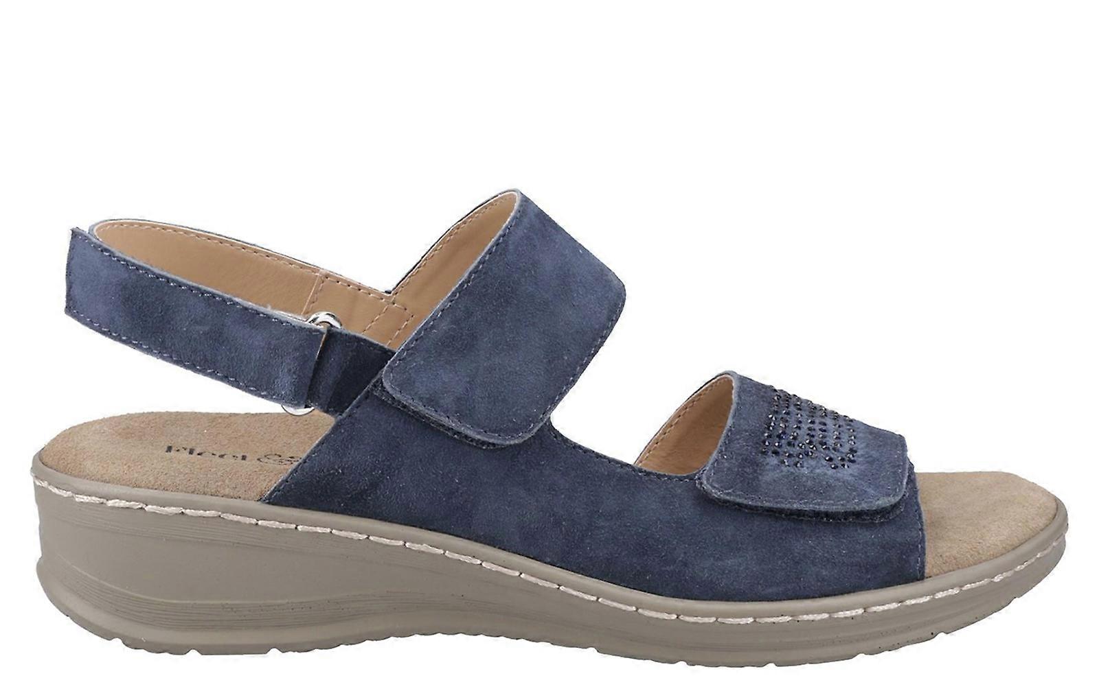 Fleet & Foster Bernice Leather Sandal Navy
