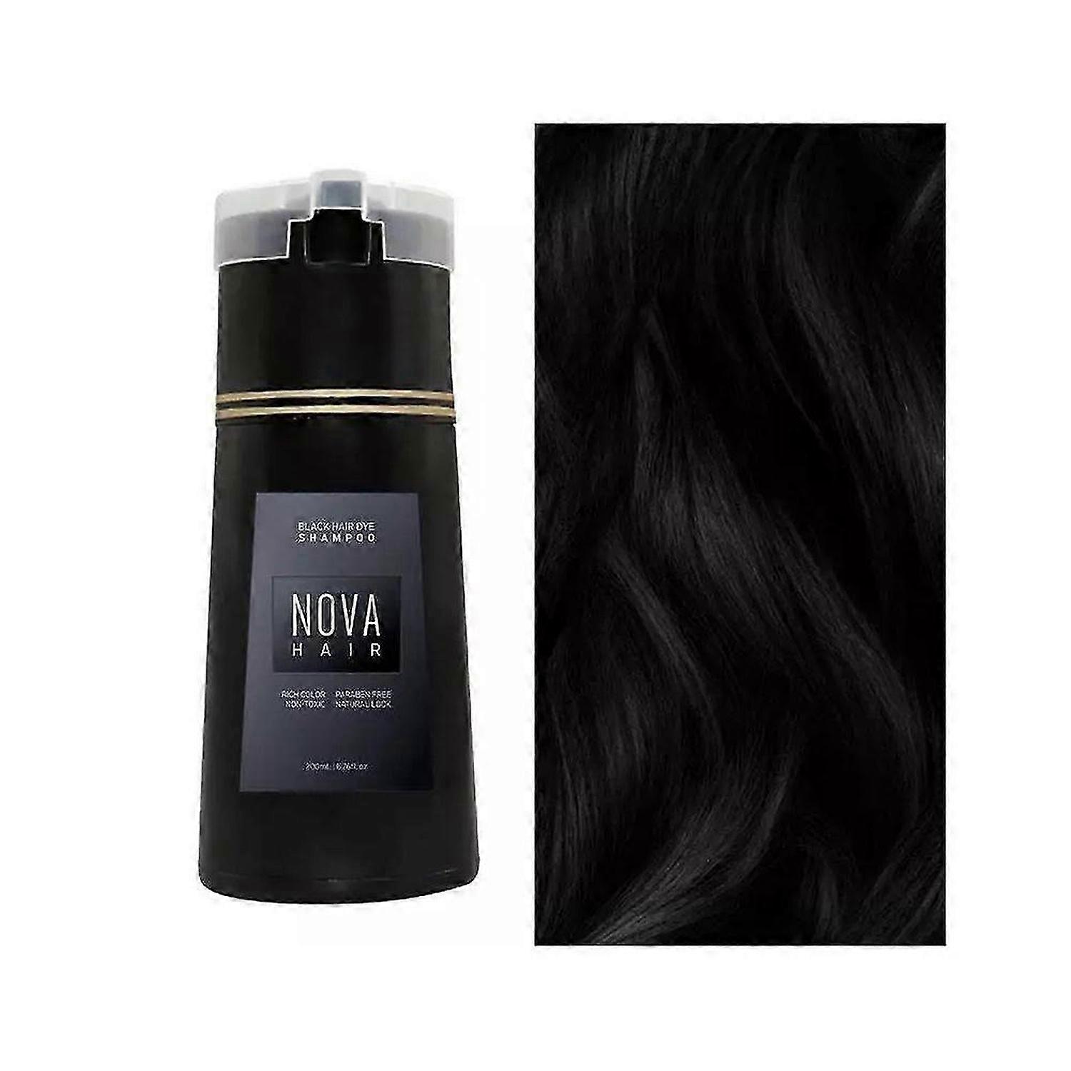 Hair Dye Shampoo, Nova Instant Hair Dye Shampoo, Quick Color Application, Gentle Color Fixative