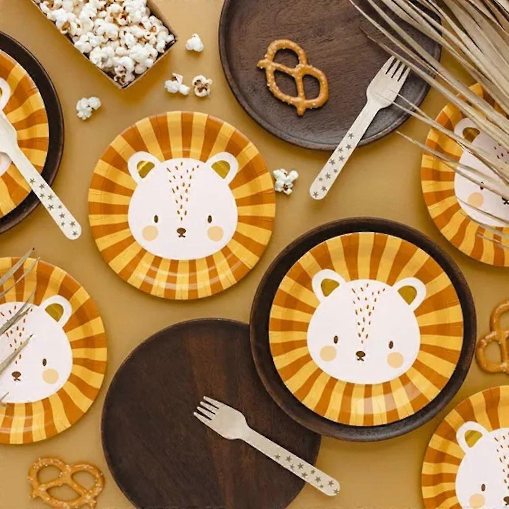 Lion Paper Plates x 6