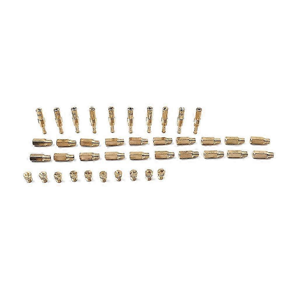 Compatible 30pcs Carburetor Main Jet And 10pcs Slow Jet Pilot Jet Kit For Pwm For Pwk Carb