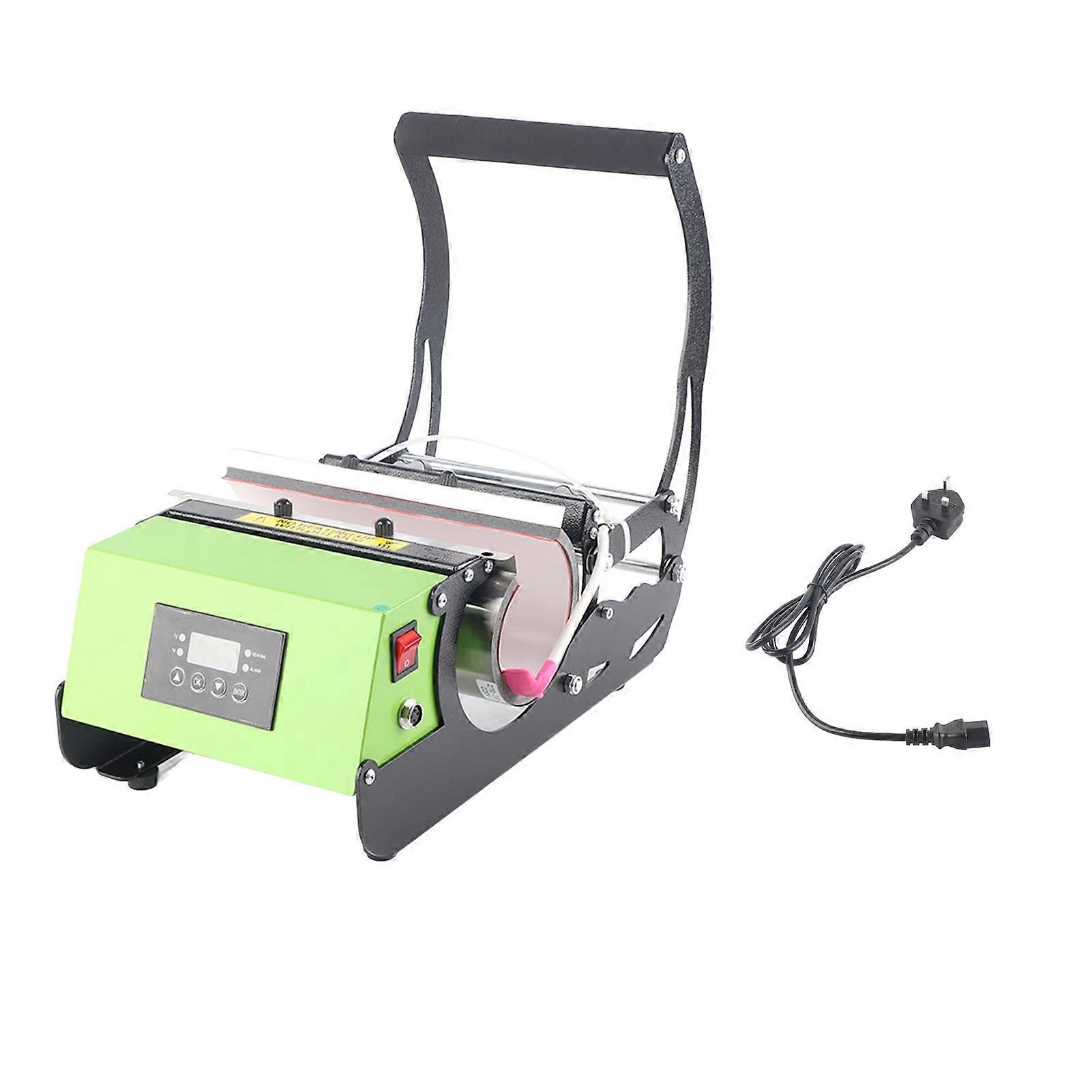 Presse à tasses 590 ml, contrôle précis, portable, installation facile, presse à sublimation thermique pour tasses, verres, prise britannique 220 V