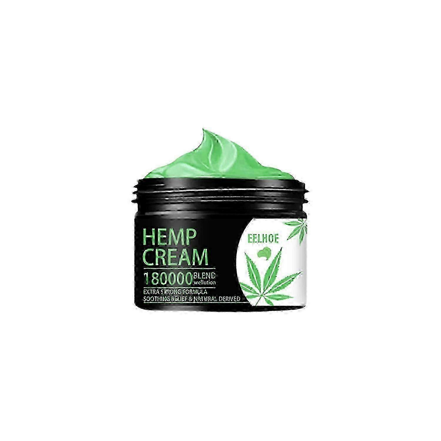 EELHOE Hemp Cream - Lindrar muskler, hand, ben & Ledvärk - Effektiv massagekräm för lindring av ömhet
