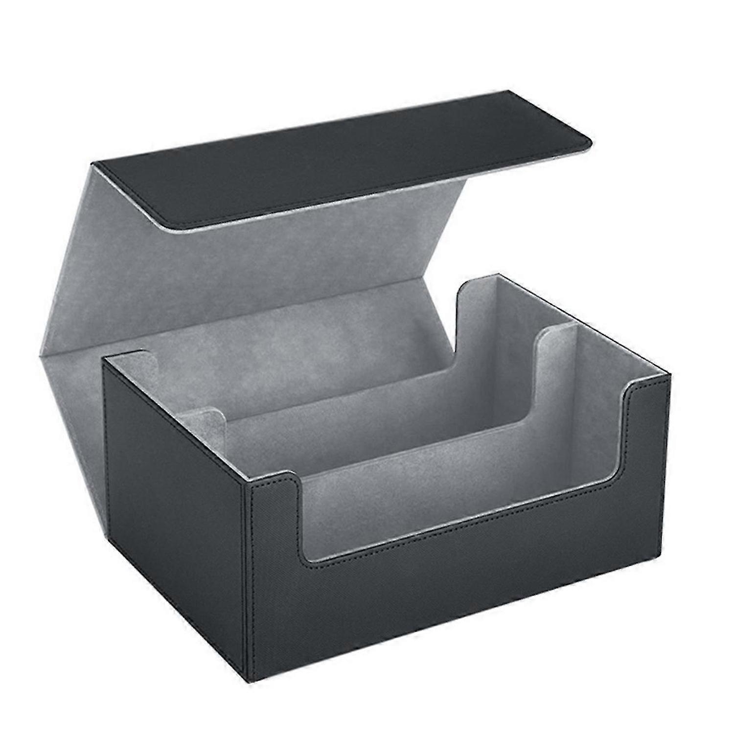 Card Storage Box for Trading Cards,Card Deck Case, Black