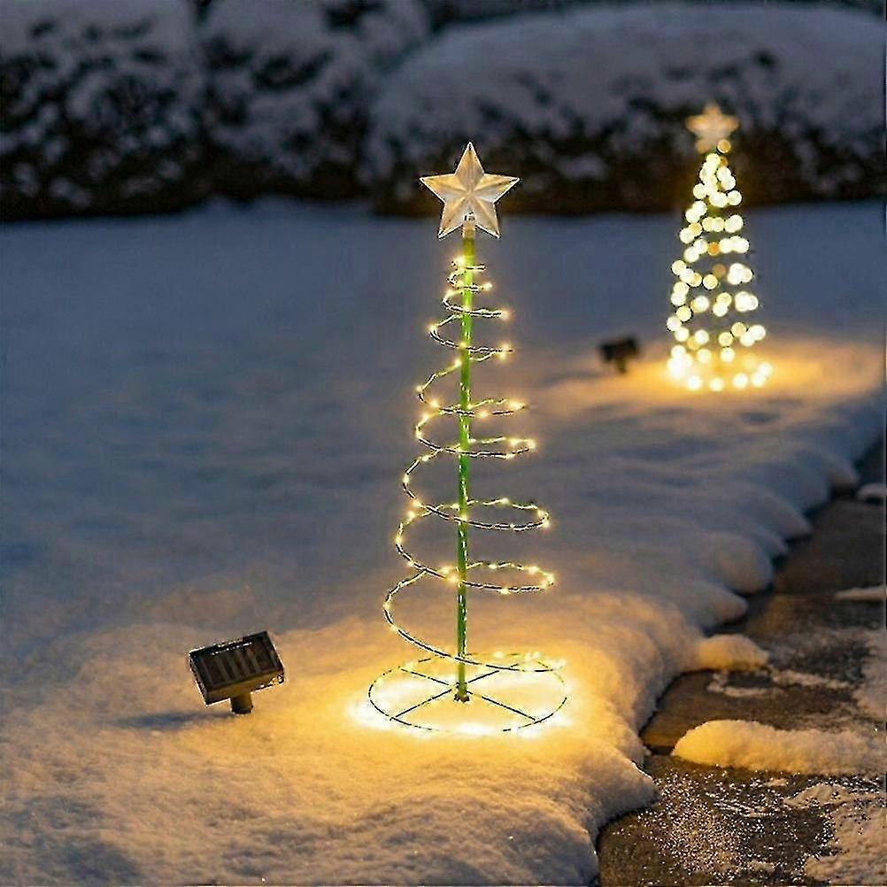 LED Christmas Tree Decoration String Lights Solar Powered Eco Friendly Holiday Decor Ornament - Great Gift