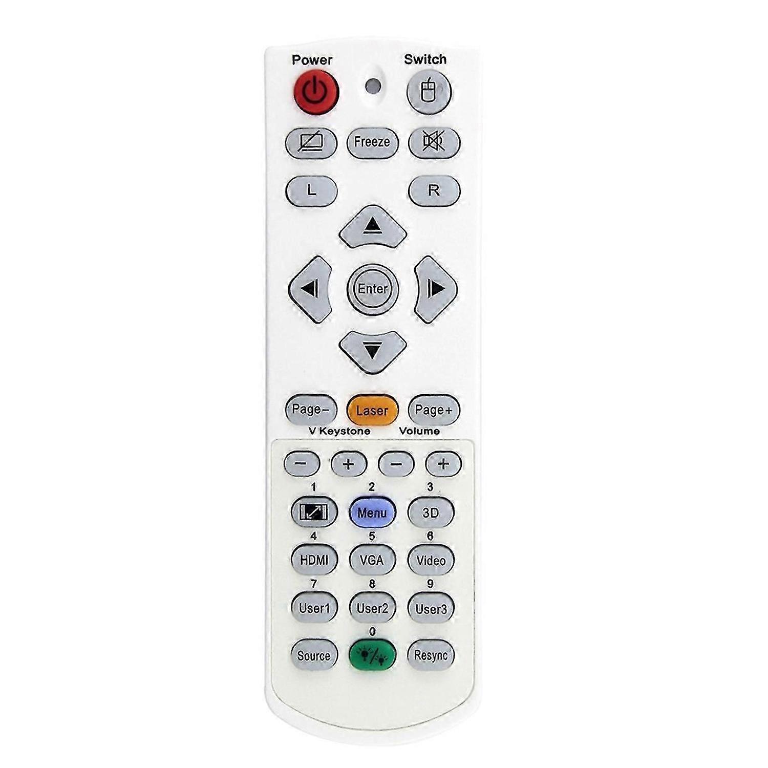 IR1304L Remote Control Replacement for Projectors X345 X355 X412 X416 ZH403 4K550 EH415e EH415ST W31
