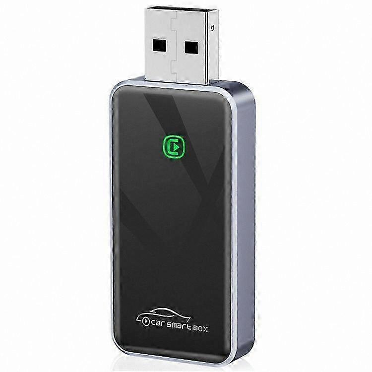 Wireless CarPlay and Android Auto Adapter with USB Storage for Vehicles