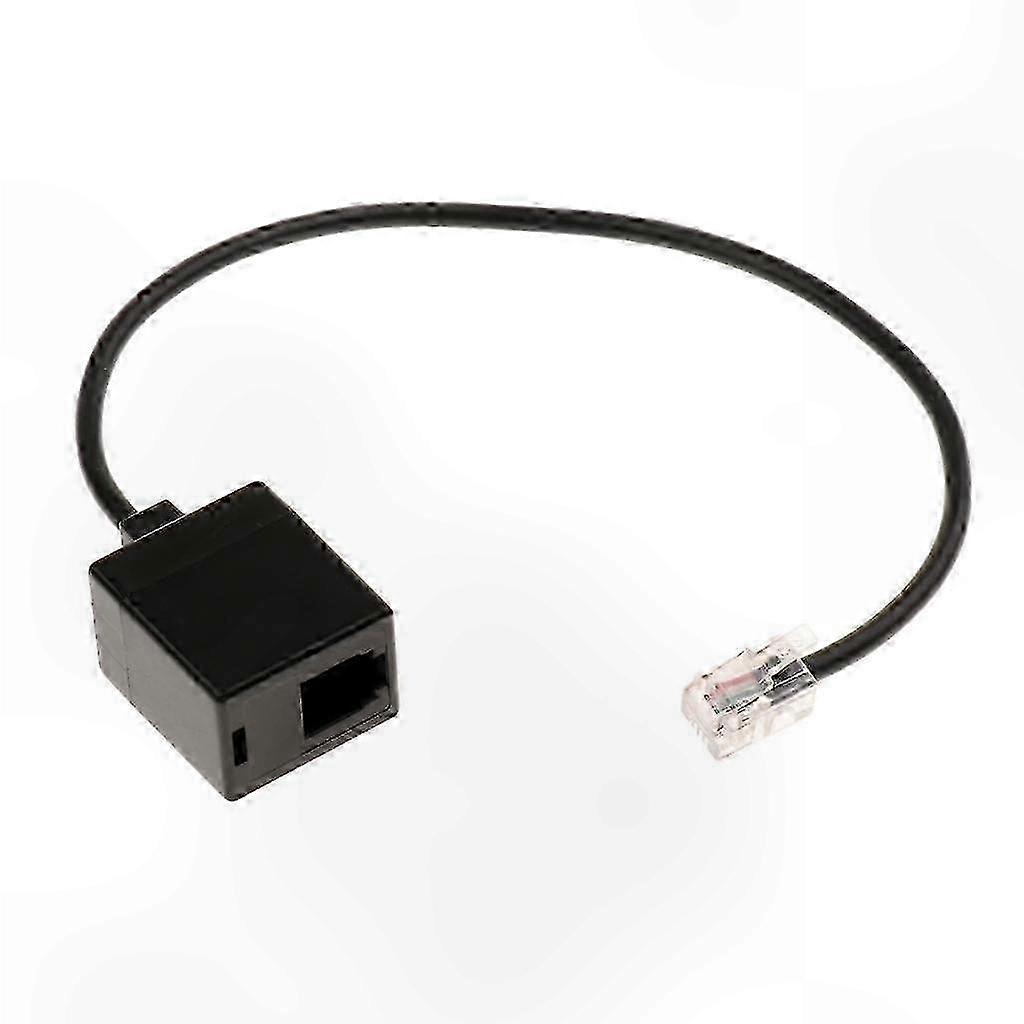 RJ9 Male to Female Modular Phone Extension Cord for Telephone Systems