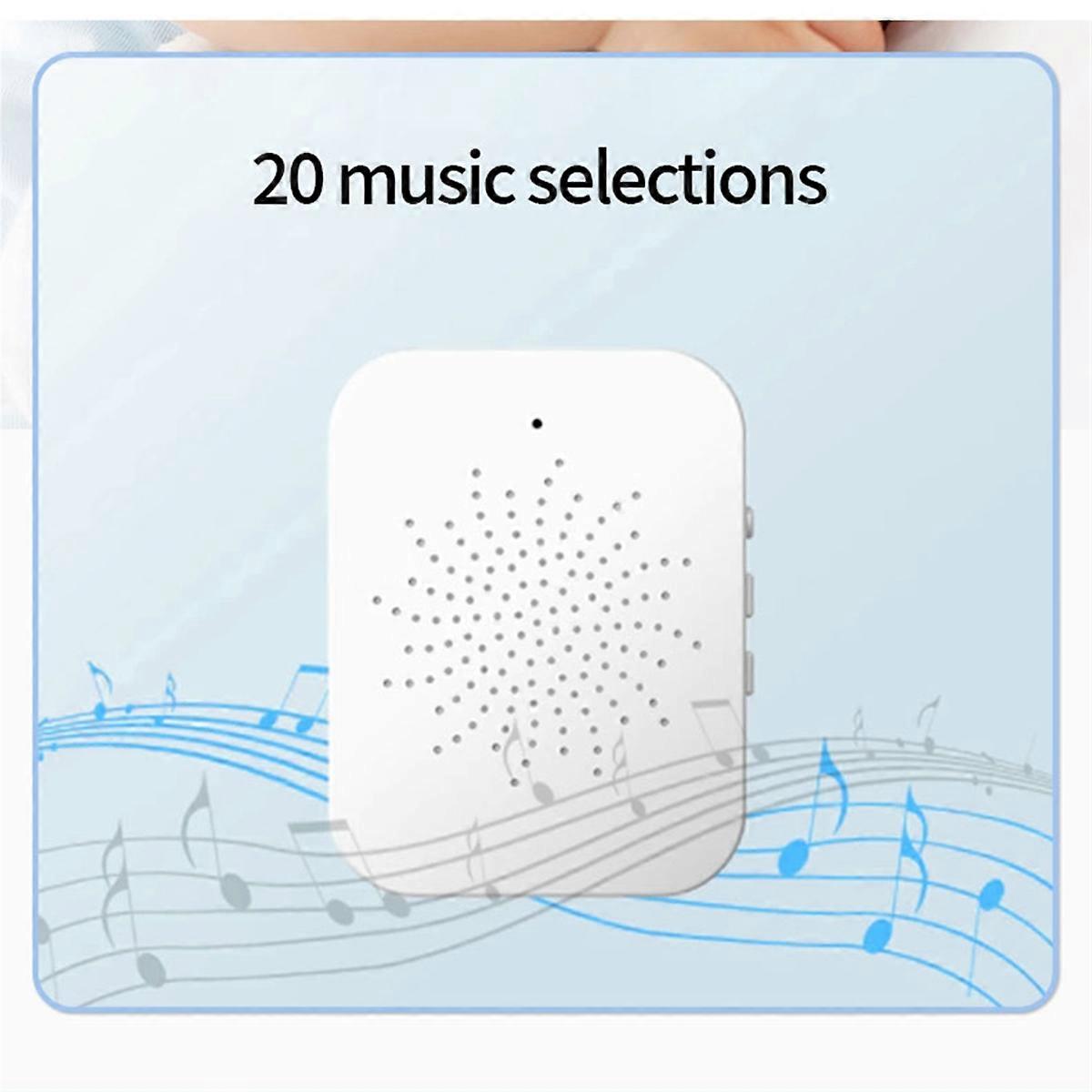 Tuya APP Free Cloud Storage WiFi Doorbell Low Consumption,B