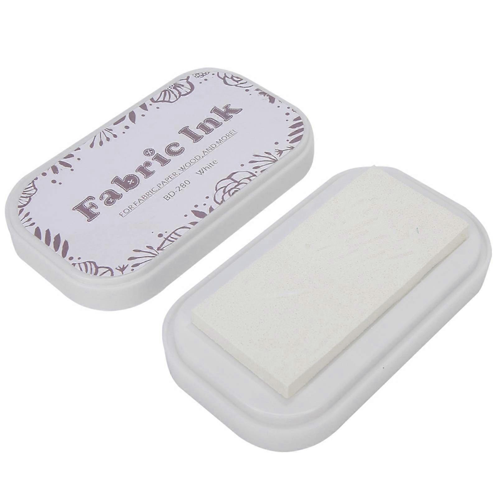 Restore Style Sponge Colored Ink Pad DIY Accessories for Rubber Stamp Paper ClothBD-280 Porcelain White
