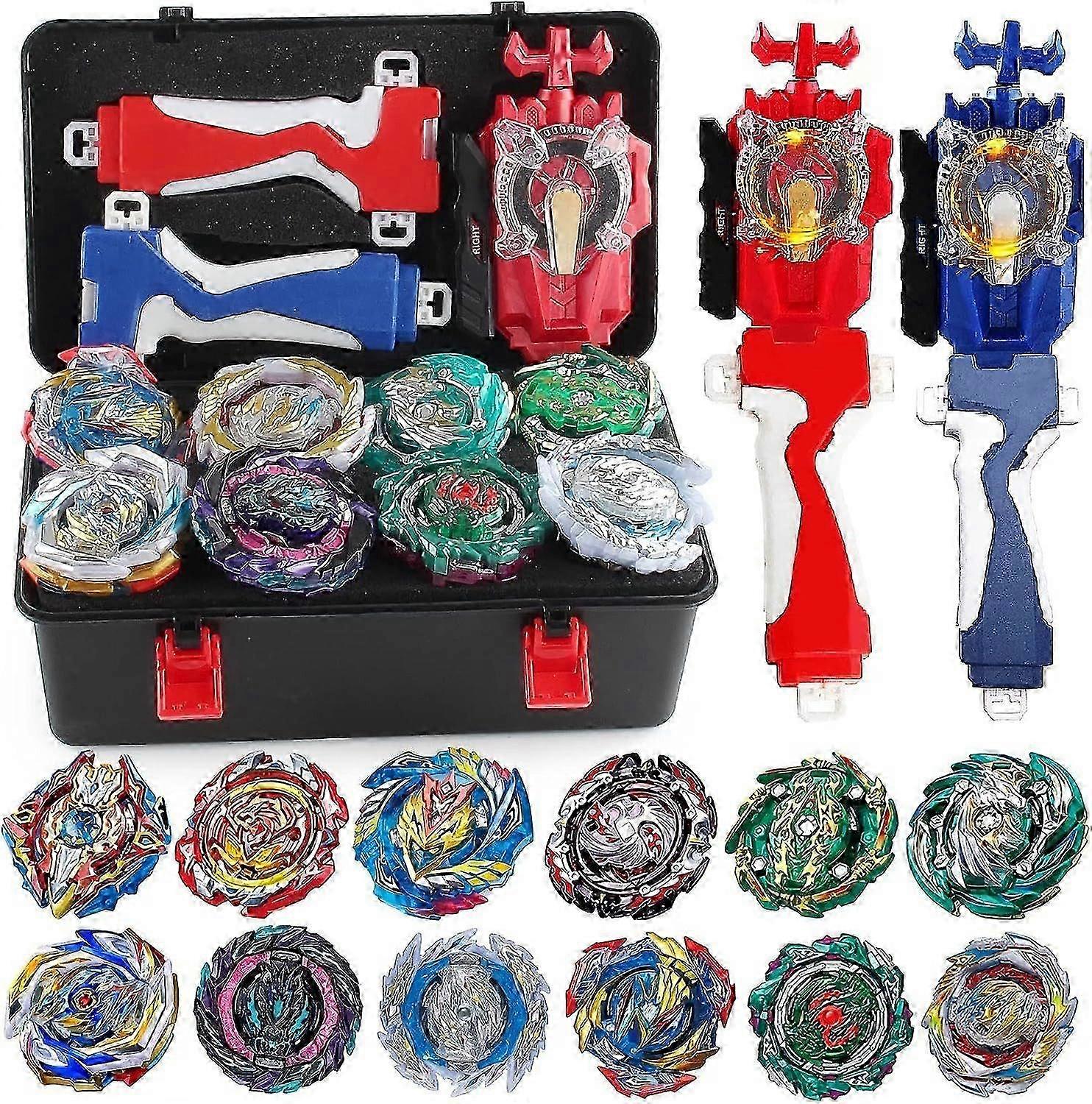 "Humming Top Speed Beyblade Burst 19-Piece Set with Launcher - Spinning Top Toy"