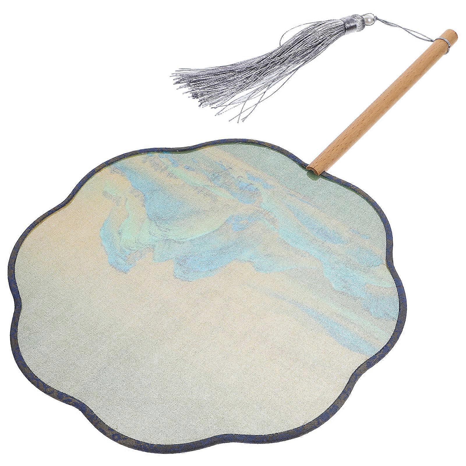 Antique Design Hand Fan 2Pcs For Adults Stage Performance Cooling Lightweight Portable