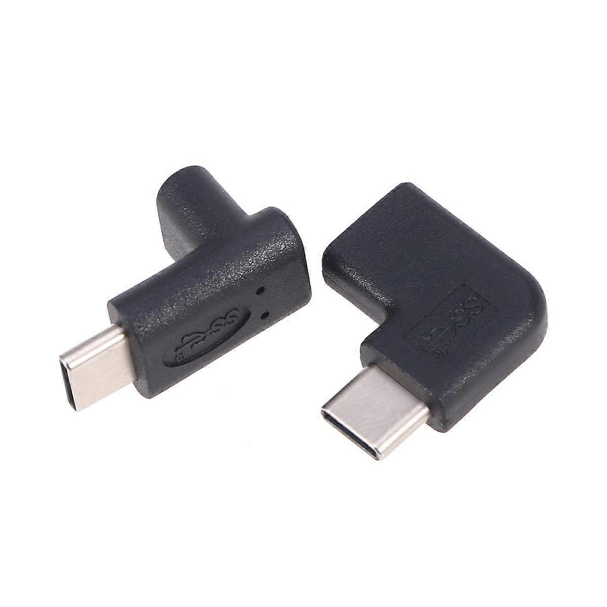 USB C Adapter Right Angled Type-C Converter for Syncing and Charging 4Pcs