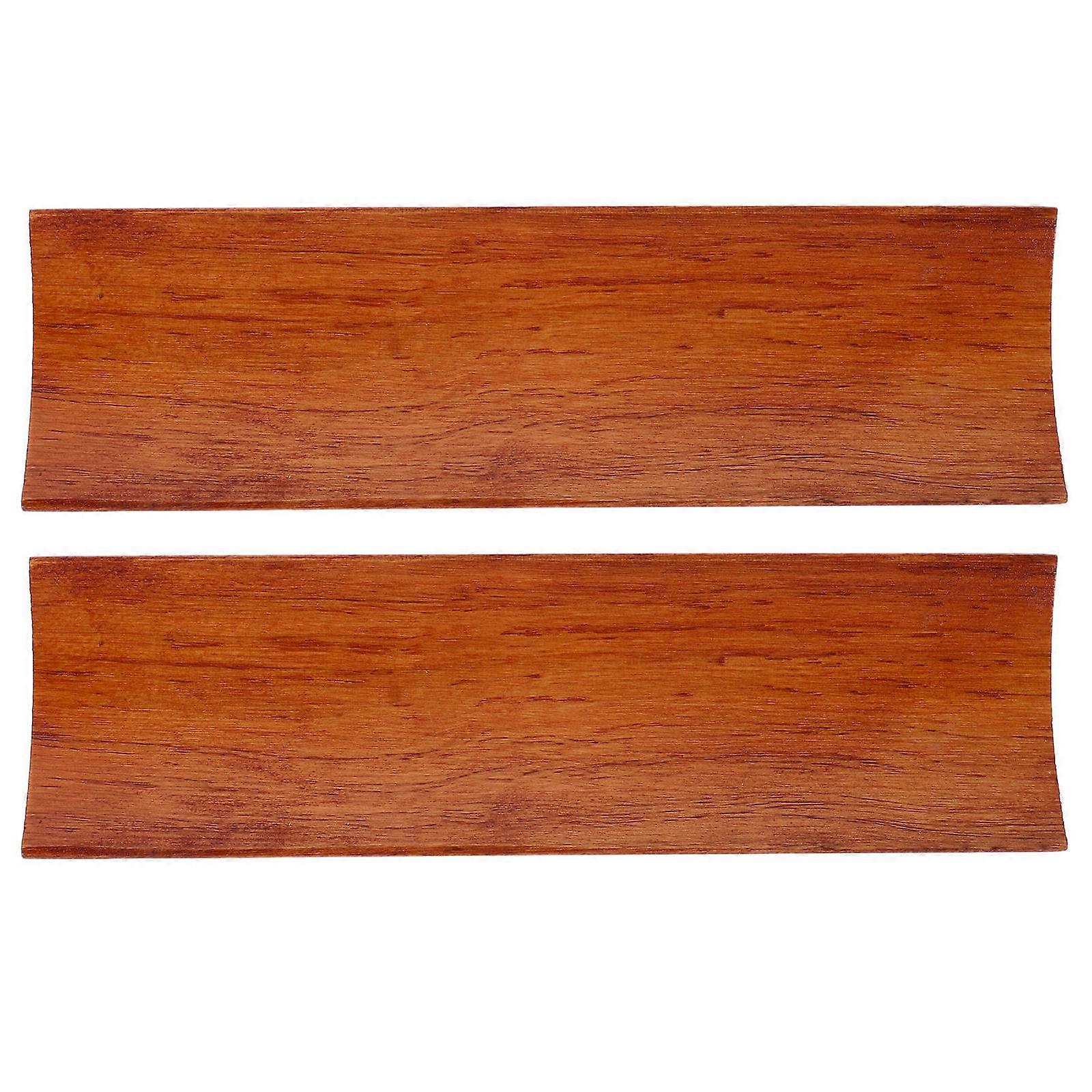 Japanese Style Sashimi Tray Bamboo Serving Board Suitable For Dining Settings Light Brown 6Pcs