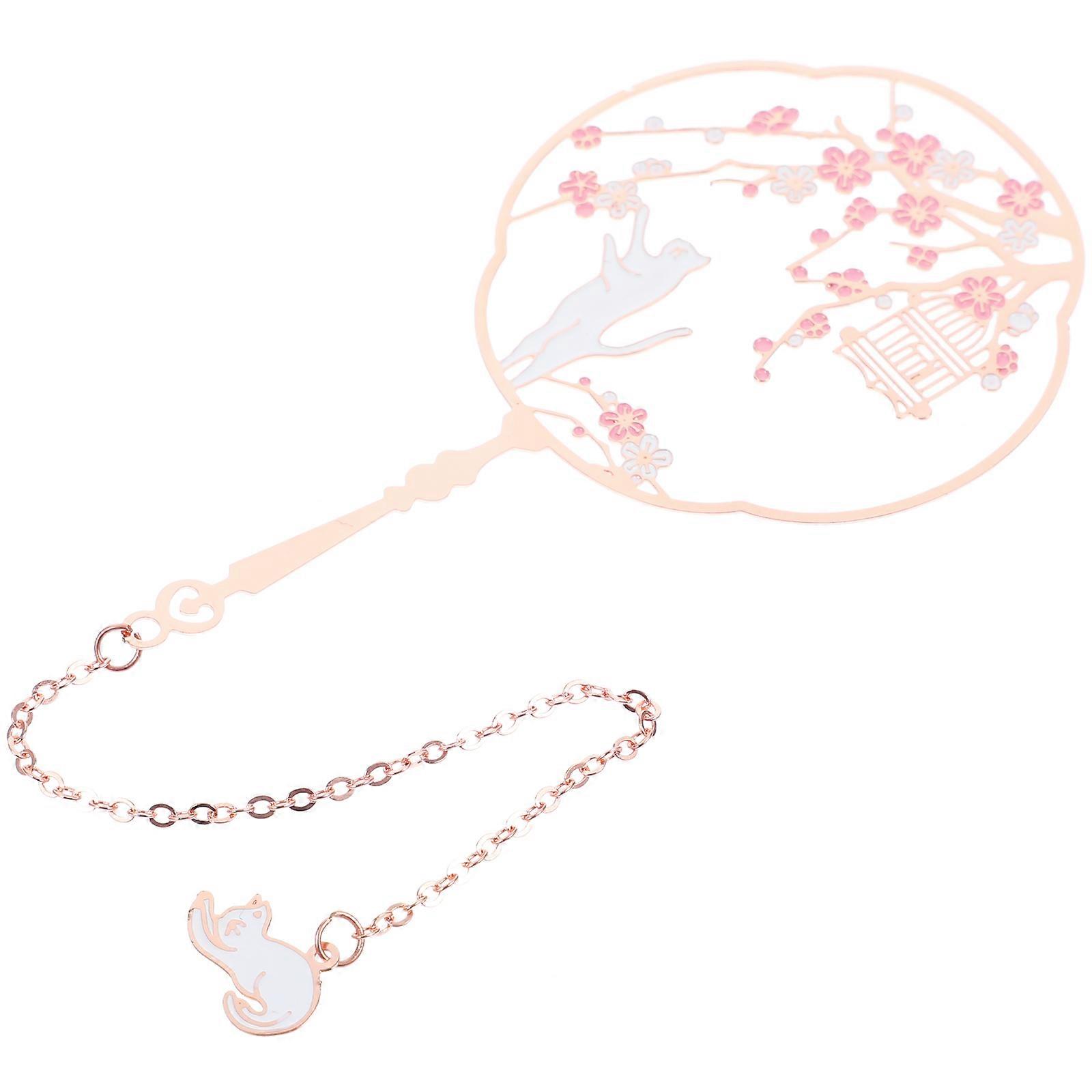 Chain Style Metal Bookmark 2Pcs Decorative Page Marking For Office Users And Students 21X5.1CM