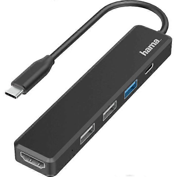 Stacja dokująca Hama USB-C® 00200117 Pasuje do marek: uniwersalna z funkcją ładowania, zasilanie U