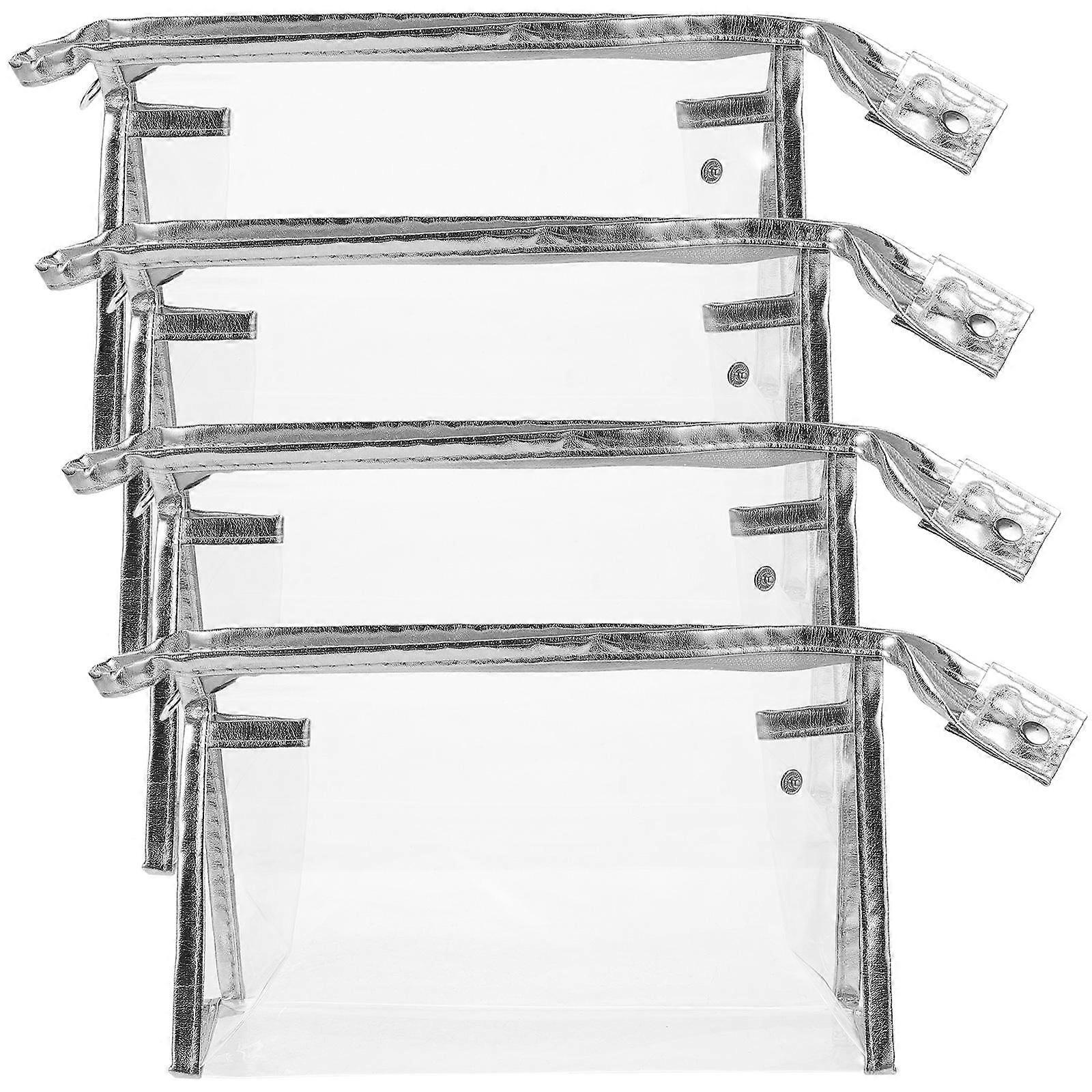 Rectangular Makeup Organizer Bag For Gym And Camping Use 22.5x7x14.5cm Waterproof Material Feature 16 Pcs