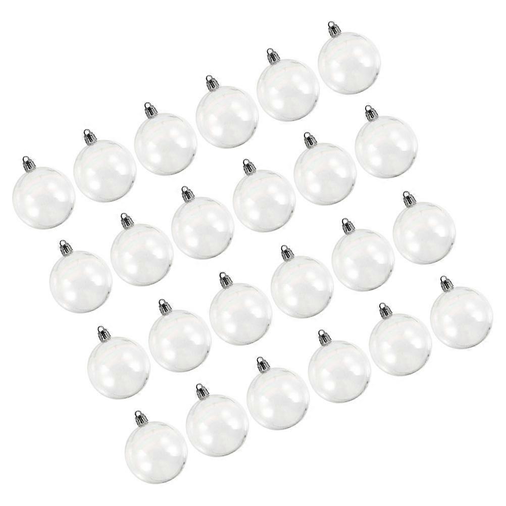 Christmas Balls Hanging Decorations Plastic Ornaments for Xmas Tree 48Pcs