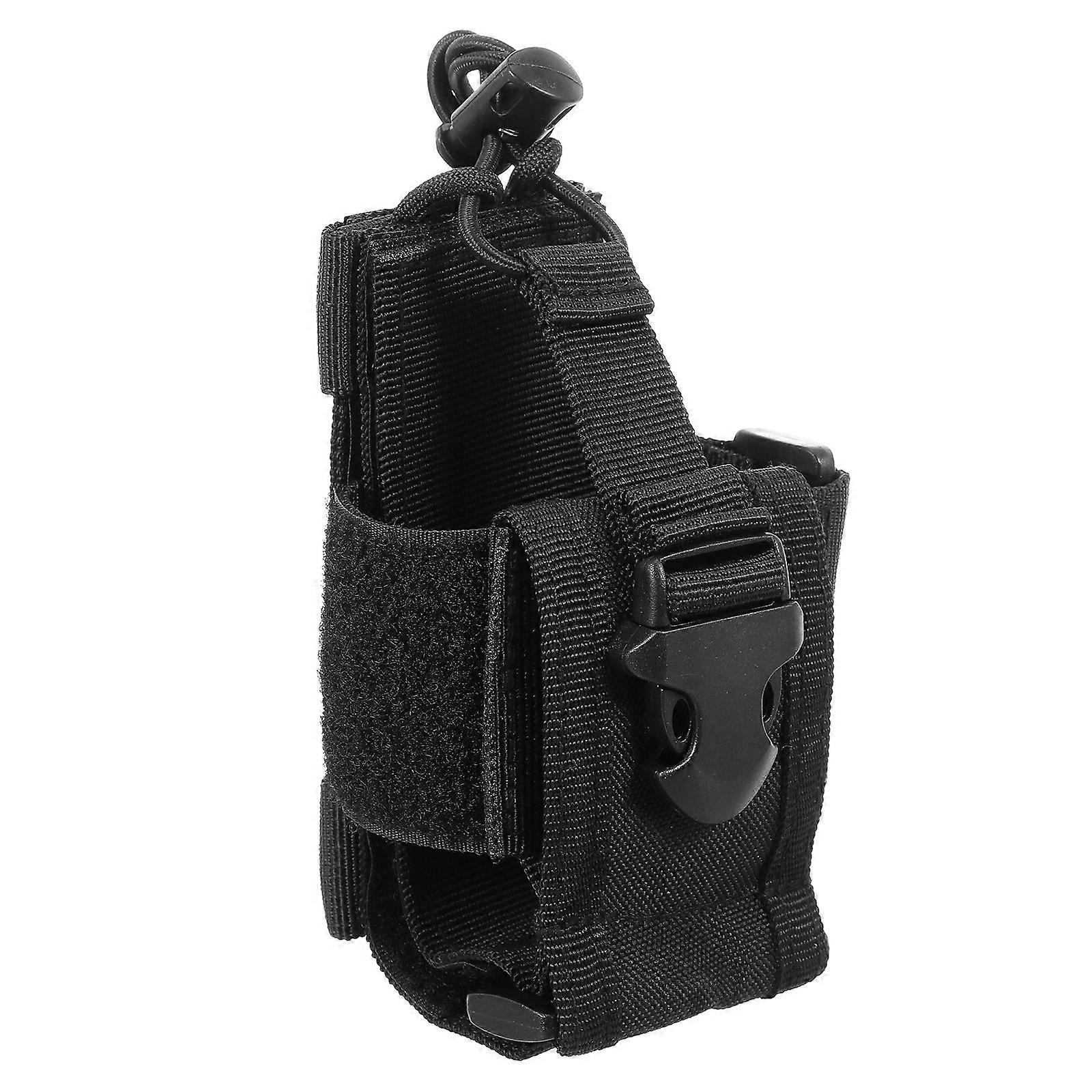 Black Pouch Holder for Storage Use 2Pcs Outdoor