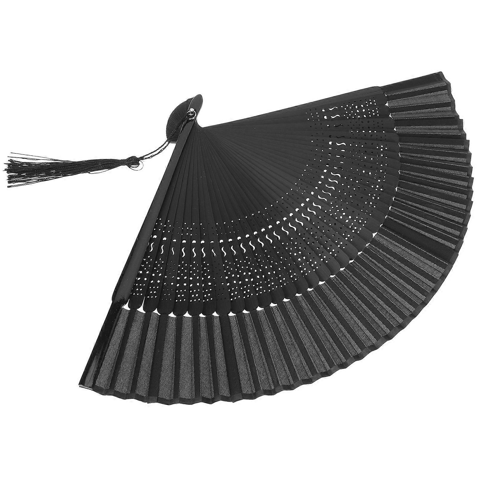 Classic Handheld Folding Fan For Stage Performance Party Cooling 1Set