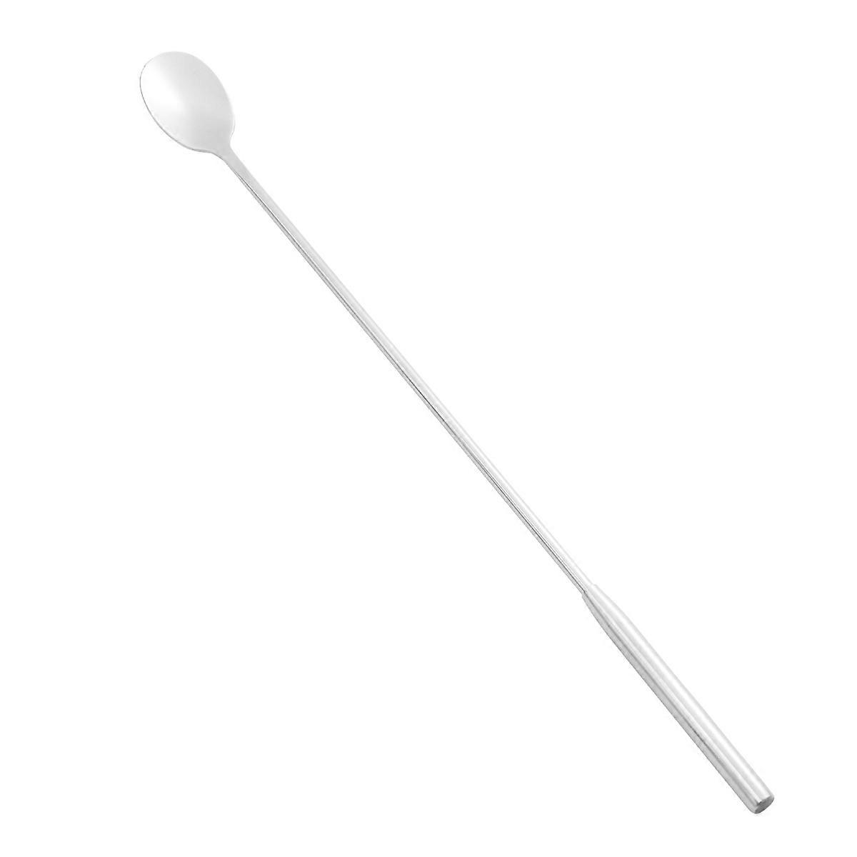 Cocktail Spoon for Stirring Drinks Stainless Steel Long Handle Silver