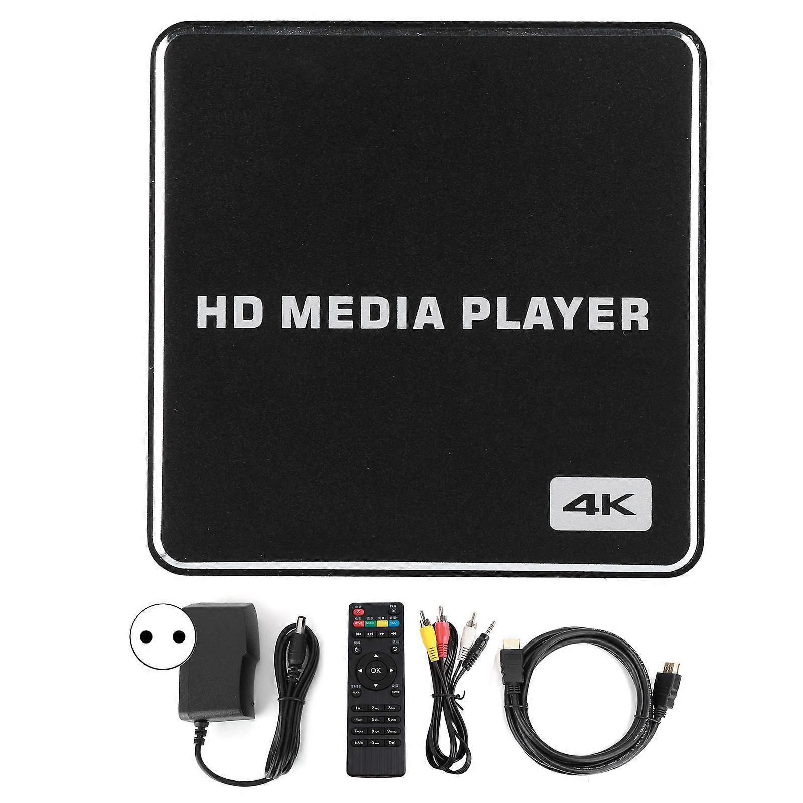 Mini Full High Definition 1080P USB Media Box 4K Player 100240V