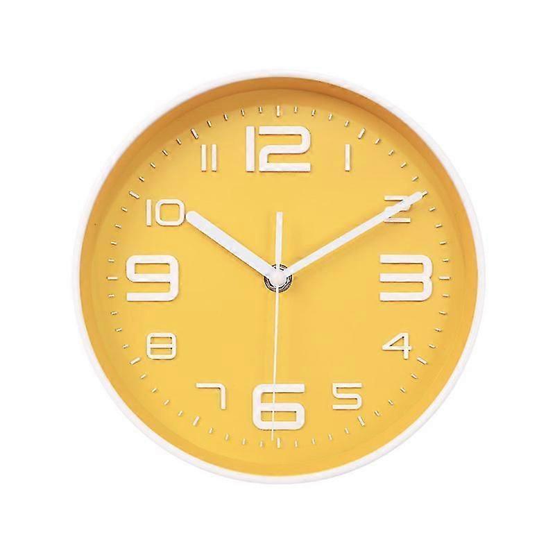 Minglan 3D Creative Art Quartz Silent Wall Clock Digital Wall Clock for Simple Bedroom Living Room