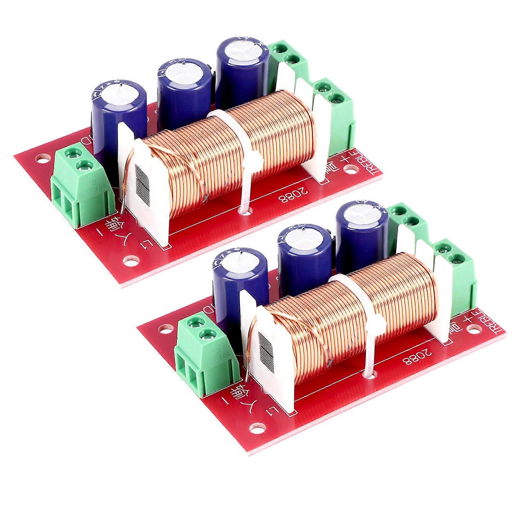 YLY-2088 Audio Frequency Divider 400W Adjustable 2 Way Crossover Filters Full Range Treble Bass Freq