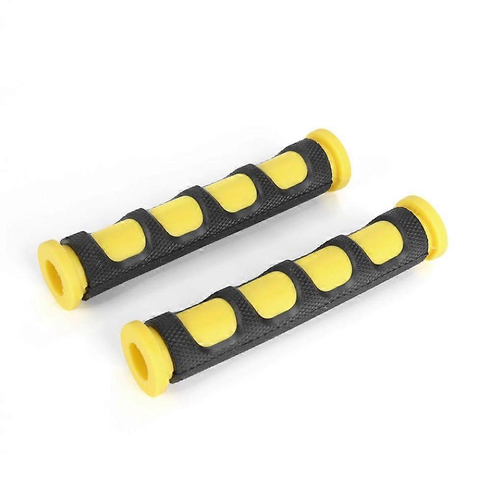 Motorcycle Brake Lever Cover and Clutch Handle Sleeve 2pcs Anti Slip Grip Yellow Compatible with Most Bikes