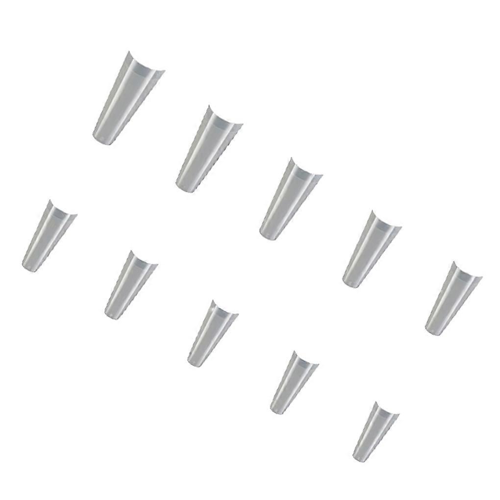 500 Pieces Nails Manicure False C-Curve Ballerina Extensions Decorations