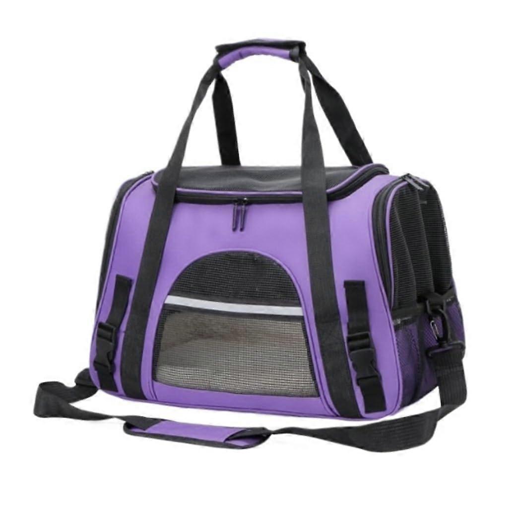 Cat Transport Carrier Breathable Kitten Carrier 44*28*25 Cm Pet Bag Handbag A