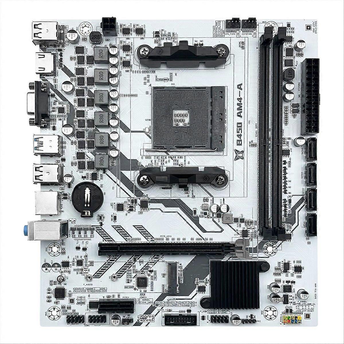 B450 Motherboard for AMD Processor Dual-Channel DDR4 Memory AM4 Mainboard M.2 NVME (Supports Ryzen 5