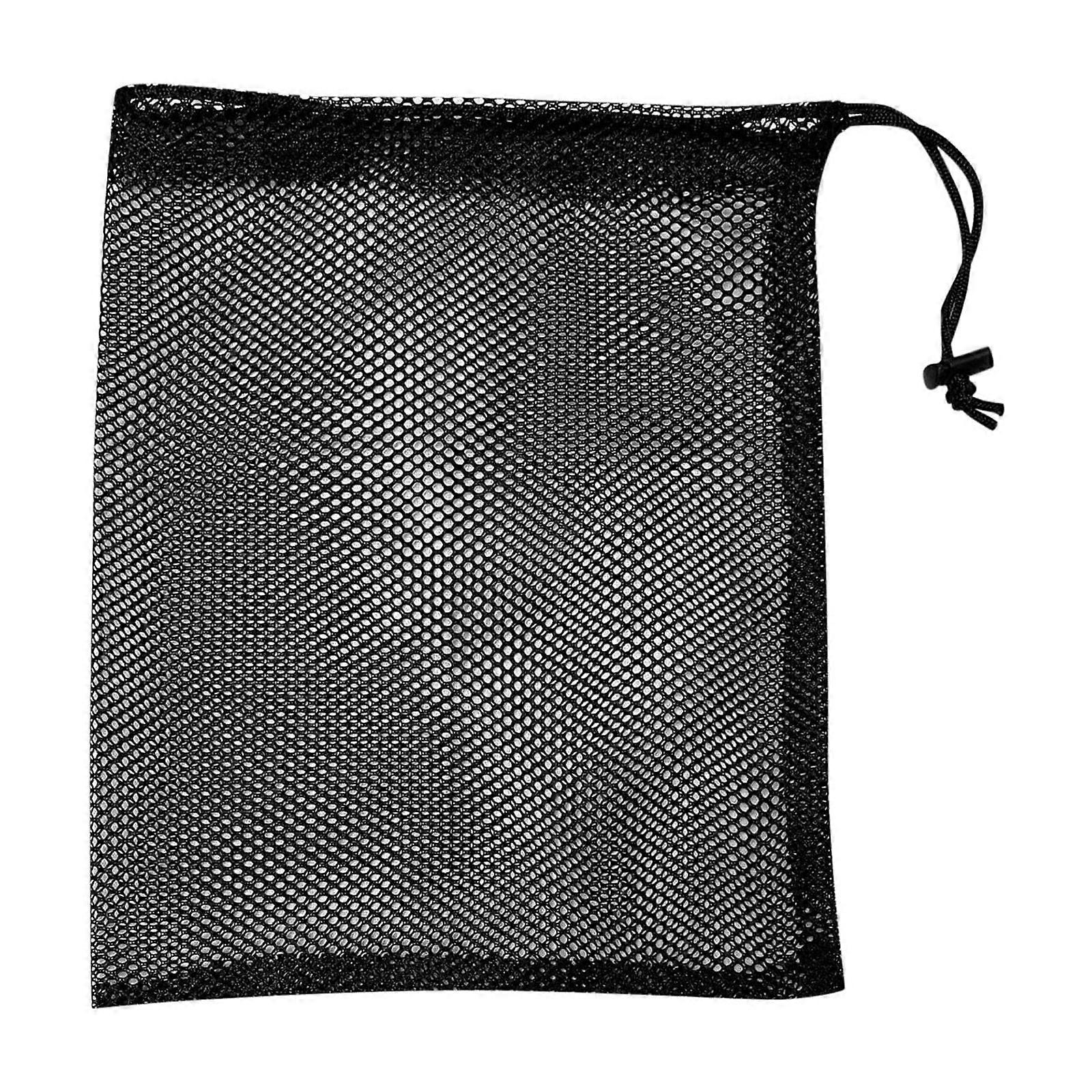 Mesh Bag Drawstring Gym Bag Nylon Mesh Drawstring Bag With Cord Lock Closure For Collecting Toys Travel Sports