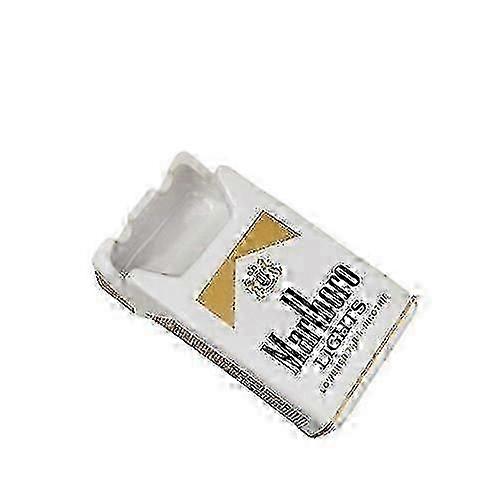 Ceramic Ashtray-Cartoon Cigarette Pack-Retro Style-Home Decor