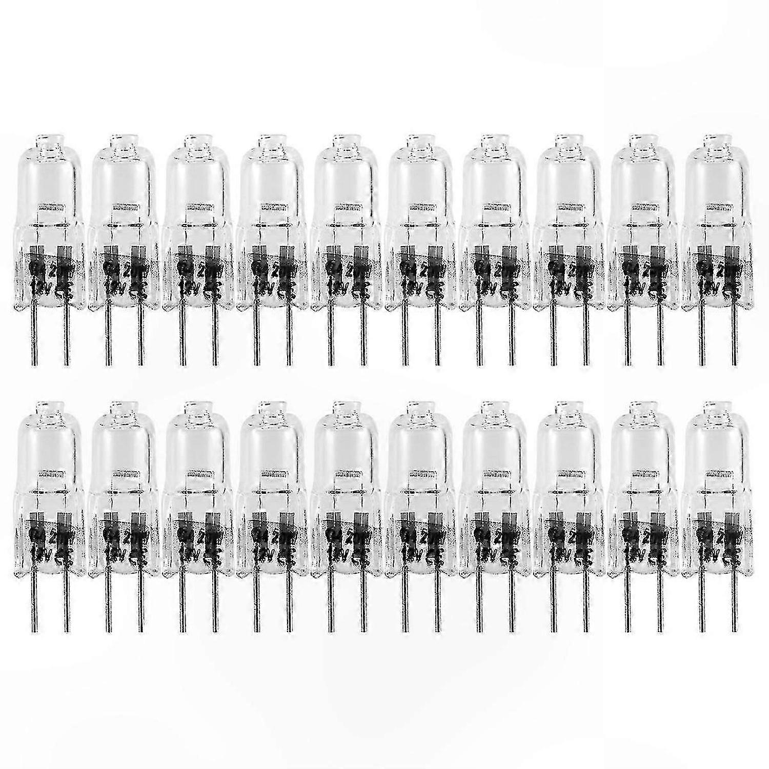 20-Pack G4 Halogen Bulbs, 20W 12V Lighting Solution