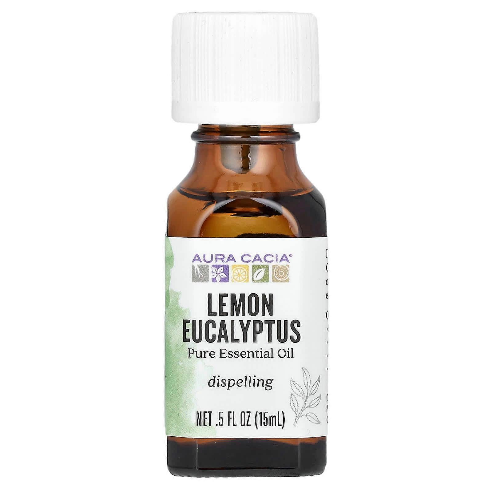 Pure Essential Oil, Lemon Eucalyptus, 0.5 fl oz (15 ml)