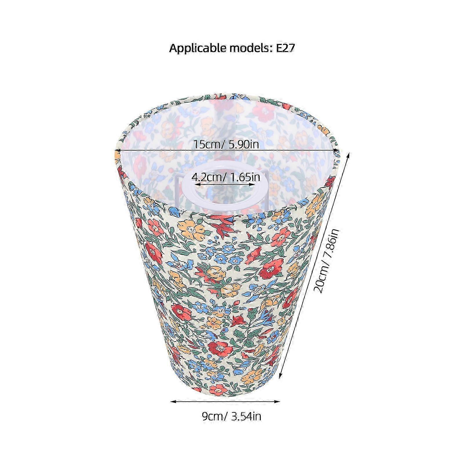 25-26 Universal Lamp Shade Cloth Lamp Cover Replaceable Table Lamp Shade Light Accessory