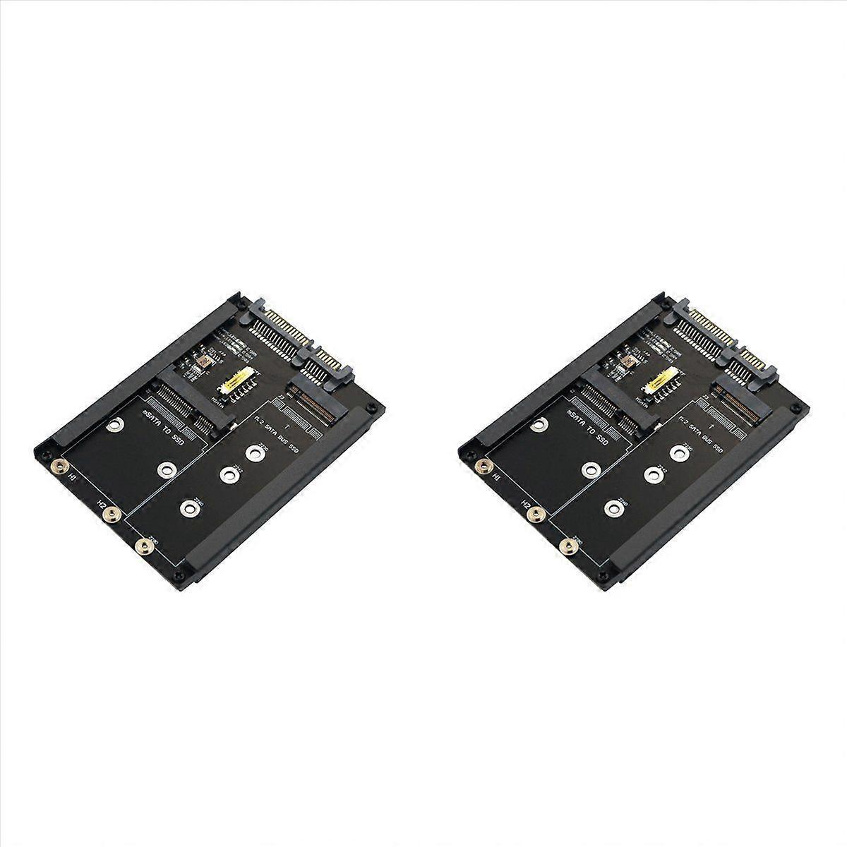 2In1 B+M Key M.2 SSD to 2.5 SATA Adapter Card for M2 NGFF SATA3 2280
